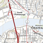 United States Geological Survey Chattanooga, TN (2022, 24000-Scale) digital map