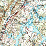 United States Geological Survey Chattanooga, TN-NC (1957, 250000-Scale) digital map