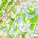 United States Geological Survey Chattanooga, TN-NC (1959, 250000-Scale) digital map
