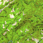 United States Geological Survey Chattanooga, TN-NC (1960, 250000-Scale) digital map