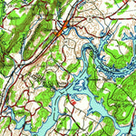 United States Geological Survey Chattanooga, TN-NC (1964, 250000-Scale) digital map