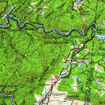 United States Geological Survey Chattanooga, TN-NC (1964, 250000-Scale) digital map