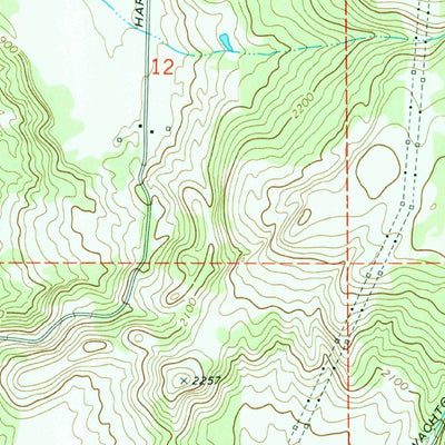 United States Geological Survey Chattaroy, WA (1973, 24000-Scale) digital map