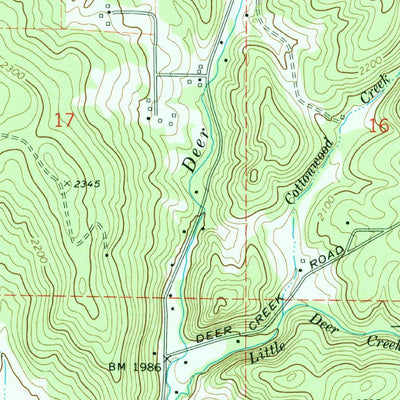 United States Geological Survey Chattaroy, WA (1973, 24000-Scale) digital map