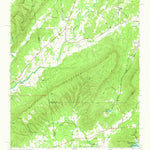 United States Geological Survey Chattoogaville, GA-AL (1967, 24000-Scale) digital map
