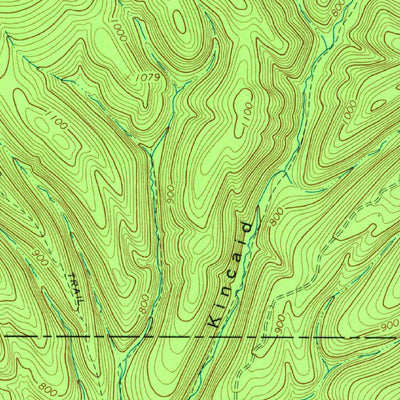 United States Geological Survey Chattoogaville, GA-AL (1967, 24000-Scale) digital map