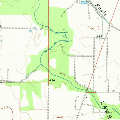 United States Geological Survey Chauncey, IL (1968, 24000-Scale) digital map