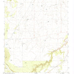 United States Geological Survey Chavez Mountain East, AZ (1971, 24000-Scale) digital map