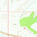 United States Geological Survey Chavez Mountain NE, AZ (1971, 24000-Scale) digital map
