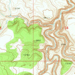 United States Geological Survey Chavez Mountain NE, AZ (1971, 24000-Scale) digital map