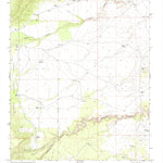 United States Geological Survey Chavez Mountain NW, AZ (1970, 24000-Scale) digital map