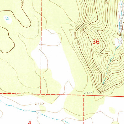 United States Geological Survey Chavez Mountain West, AZ (1970, 24000-Scale) digital map