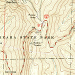 United States Geological Survey Cheaha Mountain, AL (1969, 24000-Scale) digital map