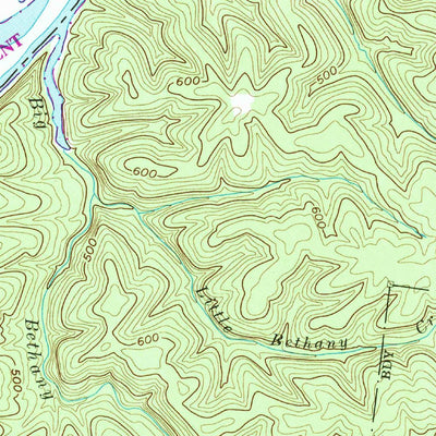United States Geological Survey Cheatham Dam, TN (1957, 24000-Scale) digital map