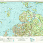 United States Geological Survey Cheboygan, MI (1955, 250000-Scale) digital map