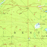 United States Geological Survey Cheboygan, MI (1957, 62500-Scale) digital map