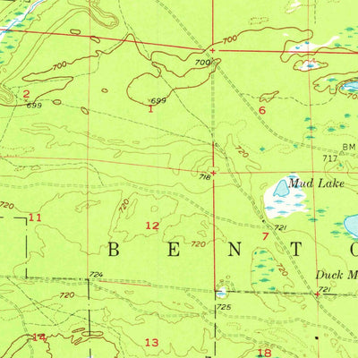 United States Geological Survey Cheboygan, MI (1957, 62500-Scale) digital map