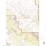 United States Geological Survey Checkerboard, MT (1995, 24000-Scale) digital map