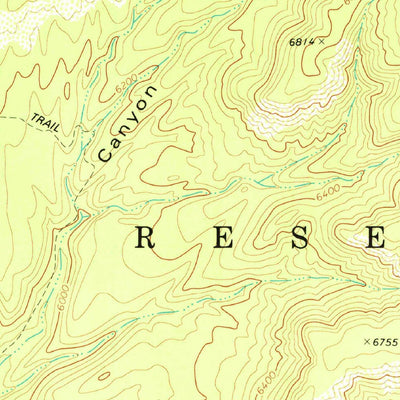 United States Geological Survey Chediski Peak, AZ (1977, 24000-Scale) digital map