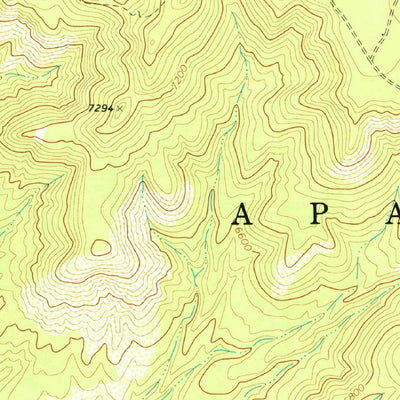 United States Geological Survey Chediski Peak, AZ (1977, 24000-Scale) digital map