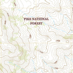 United States Geological Survey Cheesman Lake, CO (2022, 24000-Scale) digital map