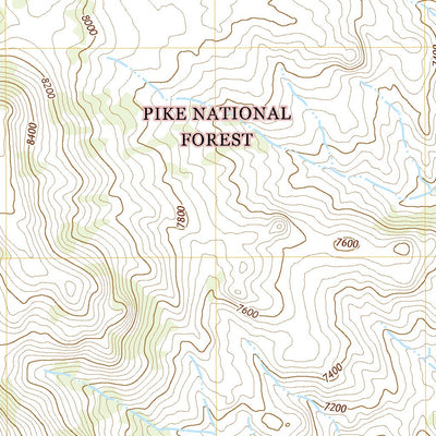 United States Geological Survey Cheesman Lake, CO (2022, 24000-Scale) digital map
