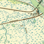 United States Geological Survey Chef Menteur, LA (1937, 31680-Scale) digital map