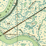 United States Geological Survey Chef Menteur, LA (1937, 31680-Scale) digital map