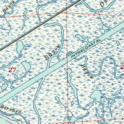 United States Geological Survey Chef Menteur, LA (1951, 24000-Scale) digital map