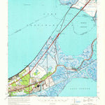 United States Geological Survey Chef Menteur, LA (1969, 62500-Scale) digital map