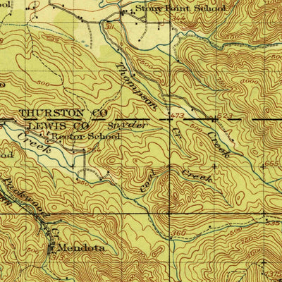 United States Geological Survey Chehalis, WA (1916, 125000-Scale) digital map