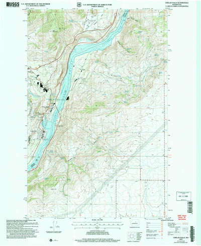 United States Geological Survey Chelan Falls, WA (2004, 24000-Scale) digital map
