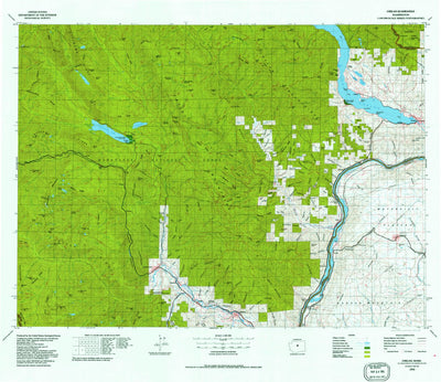 United States Geological Survey Chelan, WA (1975, 100000-Scale) digital map