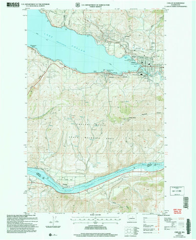 United States Geological Survey Chelan, WA (2004, 24000-Scale) digital map