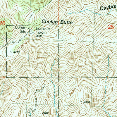 United States Geological Survey Chelan, WA (2004, 24000-Scale) digital map