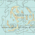 United States Geological Survey Chelbacheb (Rock Islands) South, PW (1998, 25000-Scale) digital map