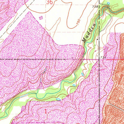United States Geological Survey Chelsea NW, OK (1972, 24000-Scale) digital map