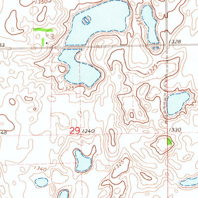 United States Geological Survey Chelsea, SD (1966, 24000-Scale) digital map