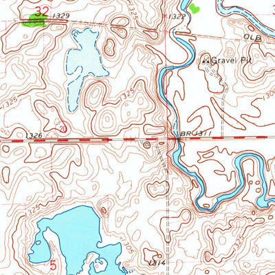 United States Geological Survey Chelsea, SD (1966, 24000-Scale) digital map