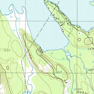 United States Geological Survey Chemo Pond, ME (1988, 24000-Scale) digital map