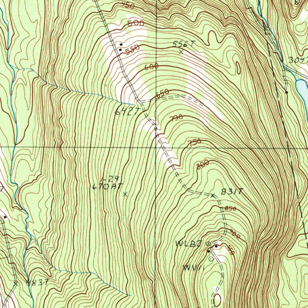 Chemo Pond, ME (1988, 24000-Scale) Map by United States Geological ...
