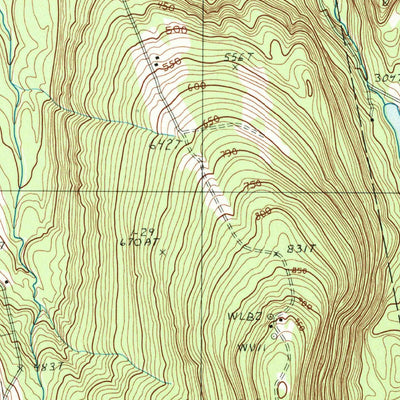 United States Geological Survey Chemo Pond, ME (1988, 24000-Scale) digital map