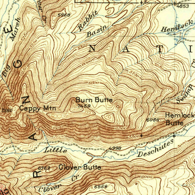 United States Geological Survey Chemult, OR (1941, 125000-Scale) digital map