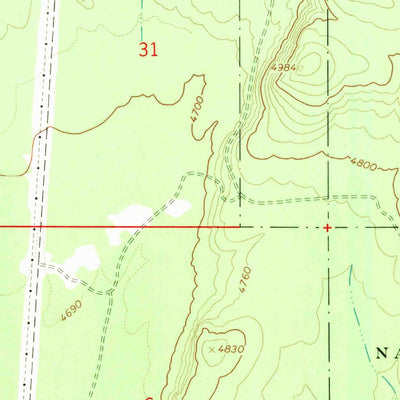 United States Geological Survey Chemult, OR (1967, 24000-Scale) digital map