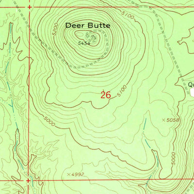 United States Geological Survey Chemult, OR (1967, 24000-Scale) digital map