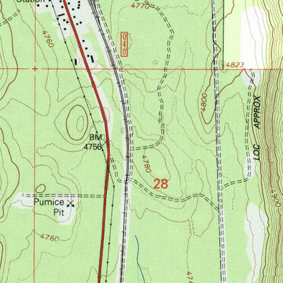United States Geological Survey Chemult, OR (1999, 24000-Scale) digital map