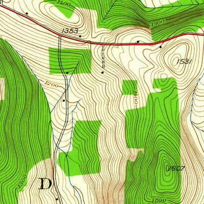 United States Geological Survey Chenango Forks, NY (1942, 24000-Scale) digital map