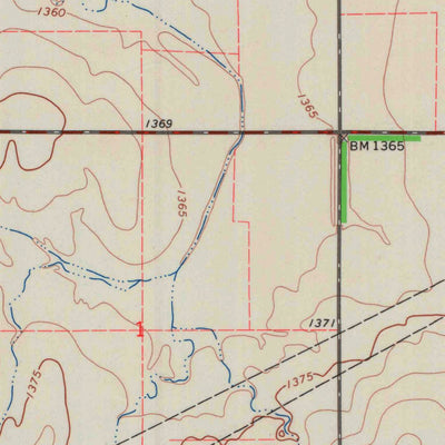 United States Geological Survey Cheney SE, KS (1965, 24000-Scale) digital map