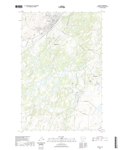 United States Geological Survey Cheney, WA (2020, 24000-Scale) digital map