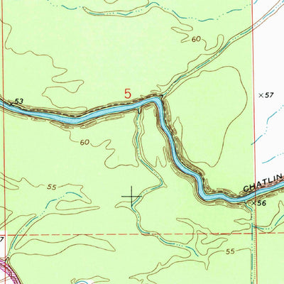 United States Geological Survey Cheneyville, LA (1972, 24000-Scale) digital map